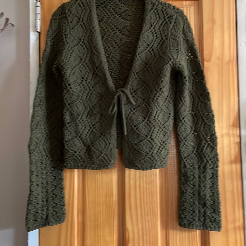 The Limited Crocheted Short Cardigan